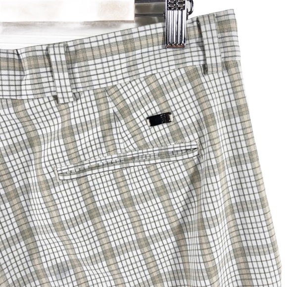 Nike Shorts Tiger Woods Collection Plaid Golf Shorts Men’s Waist 34 - Picture 8 of 11